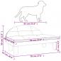 Preview: Hundebett Braun 70x52x30 cm Samt