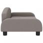 Preview: Hundebett Taupe 70x45x30 cm Stoff