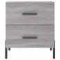 Preview: Nachttische 2 Stk. Grau Sonoma 40x35x47,5 cm Holzwerkstoff