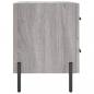 Preview: Nachttische 2 Stk. Grau Sonoma 40x35x47,5 cm Holzwerkstoff