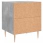 Preview: Nachttische 2 Stk. Betongrau 40x35x47,5 cm Holzwerkstoff