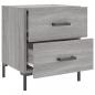 Preview: Nachttische 2 Stk. Grau Sonoma 40x35x47,5 cm Holzwerkstoff