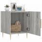 Preview: Nachttische 2 Stk. Grau Sonoma 40x40x50 cm Holzwerkstoff