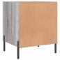 Preview: Nachttisch Grau Sonoma 40x40x50 cm Holzwerkstoff