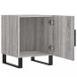 Preview: Nachttische 2 Stk. Grau Sonoma 40x40x50 cm Holzwerkstoff