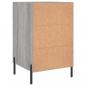 Preview: Nachttisch Grau Sonoma 40x40x66 cm Holzwerkstoff