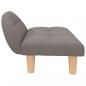 Preview: Hundebett Taupe 70x52x30 cm Stoff