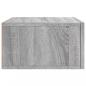 Preview: Wand-Nachttische 2 Stk. Grau Sonoma 35x35x20 cm