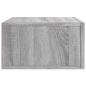 Preview: Wand-Nachttische 2 Stk. Grau Sonoma 35x35x20 cm