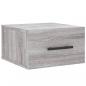 Preview: Wand-Nachttische 2 Stk. Grau Sonoma 35x35x20 cm