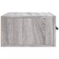 Preview: Wand-Nachttische 2 Stk. Grau Sonoma 35x35x20 cm