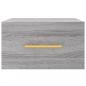 Preview: Wand-Nachttische 2 Stk. Grau Sonoma 35x35x20 cm