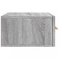 Preview: Wand-Nachttische 2 Stk. Grau Sonoma 35x35x20 cm