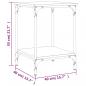 Preview: Couchtisch Sonoma-Eiche 40x40x55 cm Holzwerkstoff