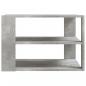 Preview: Couchtisch Betongrau 59,5x59,5x40 cm Holzwerkstoff