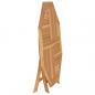 Preview: Gartentisch Klappbar 110x110x75 cm Massivholz Teak