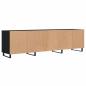 Preview: TV-Schrank Schwarz 150x30x44,5 cm Holzwerkstoff