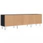 Preview: TV-Schrank Schwarz 150x30x44,5 cm Holzwerkstoff