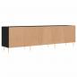 Preview: TV-Schrank Schwarz 150x30x44,5 cm Holzwerkstoff