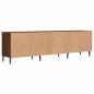 Preview: TV-Schrank Braun Eichen-Optik 150x30x44,5 cm Holzwerkstoff