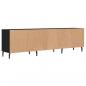 Preview: TV-Schrank Schwarz 150x30x44,5 cm Holzwerkstoff