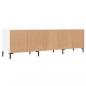 Preview: TV-Schrank Weiß 150x30x44,5 cm Holzwerkstoff