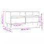 Preview: TV-Schrank Grau Sonoma 100x34,5x44,5 cm Holzwerkstoff