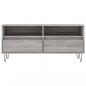 Preview: TV-Schrank Grau Sonoma 100x34,5x44,5 cm Holzwerkstoff