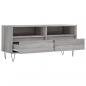 Preview: TV-Schrank Grau Sonoma 100x34,5x44,5 cm Holzwerkstoff