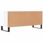 Preview: TV-Schrank Hochglanz-Weiß 100x34,5x44,5 cm Holzwerkstoff