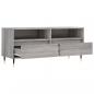 Preview: TV-Schrank Grau Sonoma 100x34,5x44,5 cm Holzwerkstoff