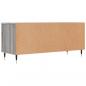 Preview: TV-Schrank Grau Sonoma 100x34,5x44,5 cm Holzwerkstoff