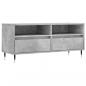 Preview: TV-Schrank Betongrau 100x34,5x44,5 cm Holzwerkstoff