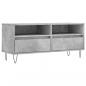 Preview: TV-Schrank Betongrau 100x34,5x44,5 cm Holzwerkstoff