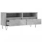 Preview: TV-Schrank Betongrau 100x34,5x44,5 cm Holzwerkstoff