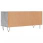 Preview: TV-Schrank Betongrau 100x34,5x44,5 cm Holzwerkstoff