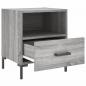 Preview: Nachttische 2 Stk. Grau Sonoma 40x35x47,5 cm Holzwerkstoff