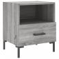 Preview: Nachttische 2 Stk. Grau Sonoma 40x35x47,5 cm Holzwerkstoff