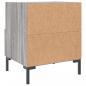 Preview: Nachttische 2 Stk. Grau Sonoma 40x35x47,5 cm Holzwerkstoff