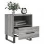 Preview: Nachttische 2 Stk. Grau Sonoma 40x35x47,5 cm Holzwerkstoff