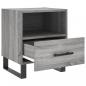 Preview: Nachttische 2 Stk. Grau Sonoma 40x35x47,5 cm Holzwerkstoff