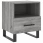 Preview: Nachttische 2 Stk. Grau Sonoma 40x35x47,5 cm Holzwerkstoff