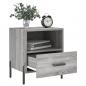 Preview: Nachttische 2 Stk. Grau Sonoma 40x35x47,5 cm Holzwerkstoff