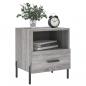 Preview: Nachttische 2 Stk. Grau Sonoma 40x35x47,5 cm Holzwerkstoff