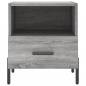 Preview: Nachttische 2 Stk. Grau Sonoma 40x35x47,5 cm Holzwerkstoff