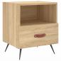 Preview: Nachttische 2 Stk. Sonoma-Eiche 40x35x47,5 cm Holzwerkstoff