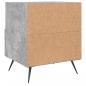 Preview: Nachttische 2 Stk. Betongrau 40x35x47,5 cm Holzwerkstoff