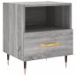 Preview: Nachttische 2 Stk. Grau Sonoma 40x35x47,5 cm Holzwerkstoff