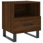 Preview: Nachttische 2Stk. Braun Eichen-Optik 40x35x47,5cm Holzwerkstoff