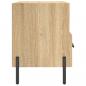 Preview: Nachttische 2 Stk. Sonoma-Eiche 40x35x47,5 cm Holzwerkstoff